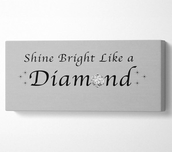 Music Quote Shine Bright Like A Diamond Rihanna Grey