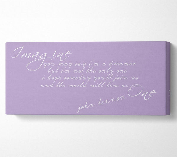 Music Quote Imagine John Lennon Lilac
