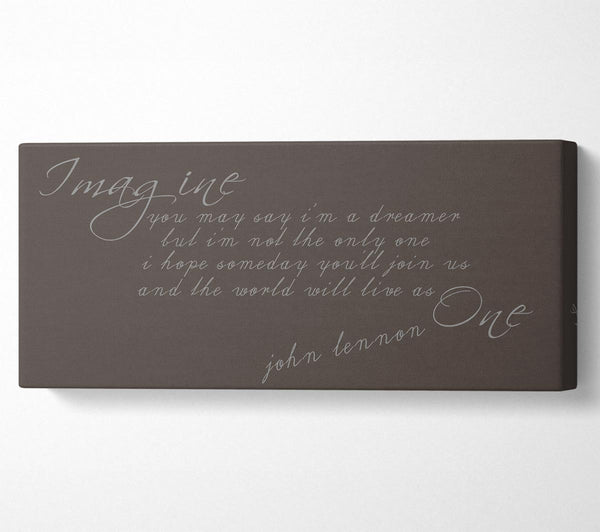 Music Quote Imagine John Lennon Chocolate
