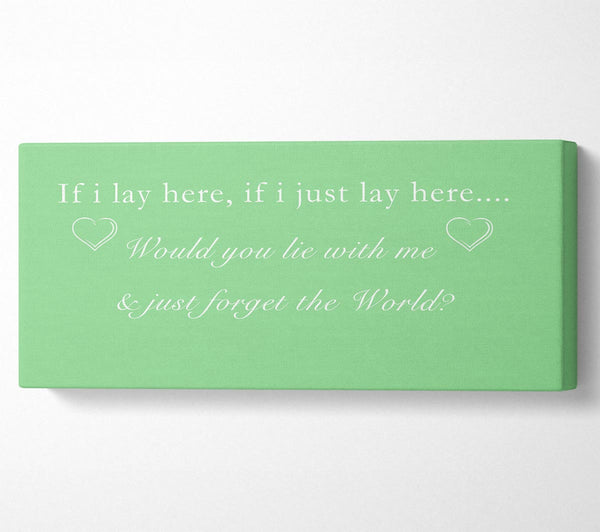 Music Quote If I Lay Here Snow Patrol Green