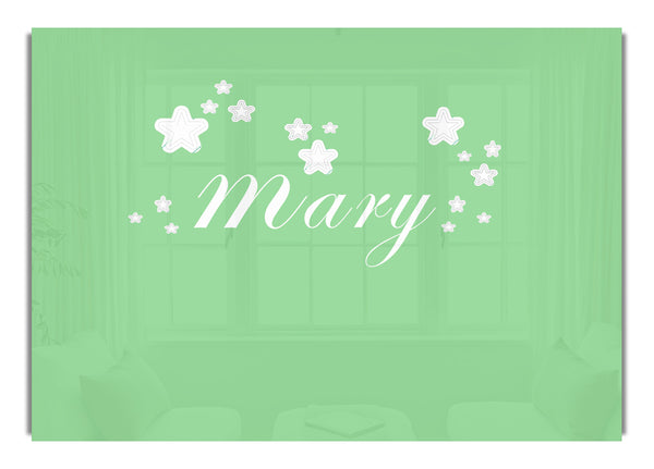 Your Name In Stars Green