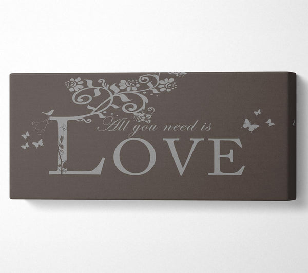 Music Quote All You Need Is Love Chocolate