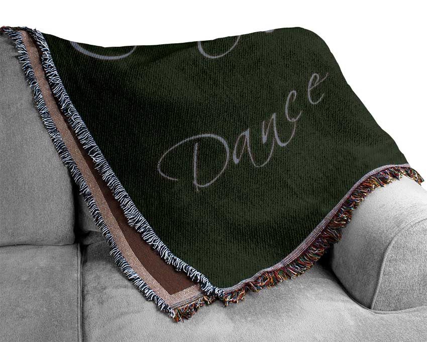 Life Isnt About Waiting Chocolate Woven Blanket