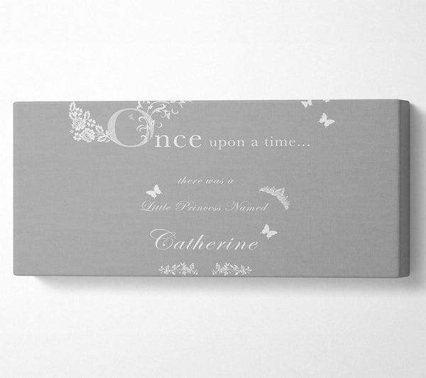 Once Upon A Time Your Name Grey White