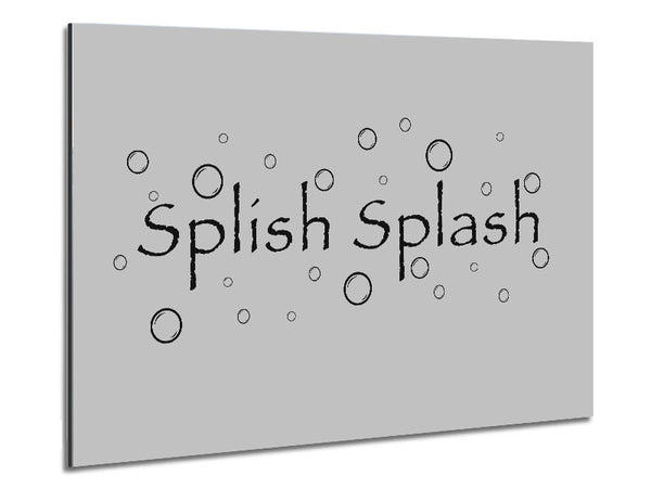 Badezimmer Zitat Splish Splash Badezimmer Grau