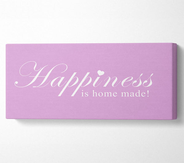 Home Quote Happiness Is Home Made Pink