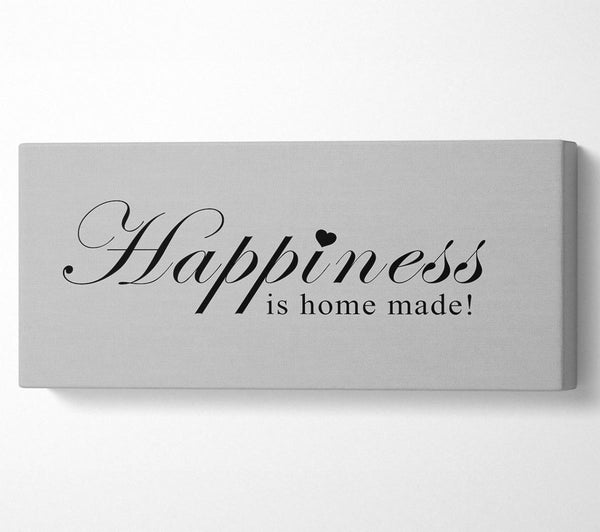 Home Quote Happiness Is Home Made Grey