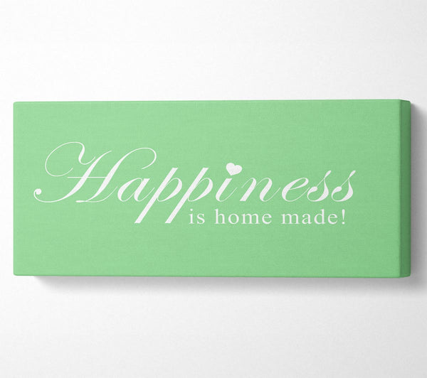 Home Quote Happiness Is Home Made Green