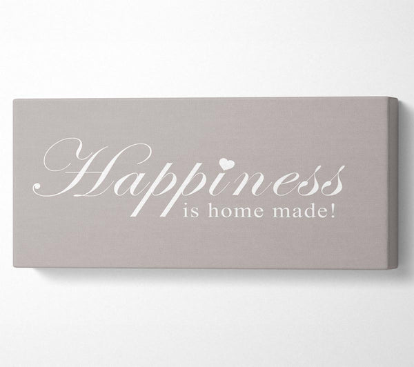 Home Quote Happiness Is Home Made Beige