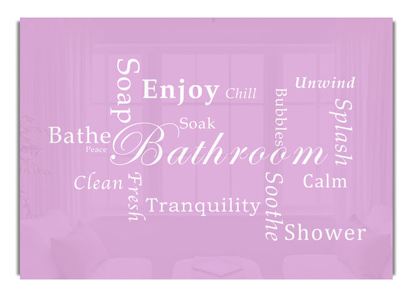 Bathroom Tranquility Pink