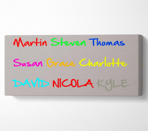 Your Name In A Choice Of Colours Beige