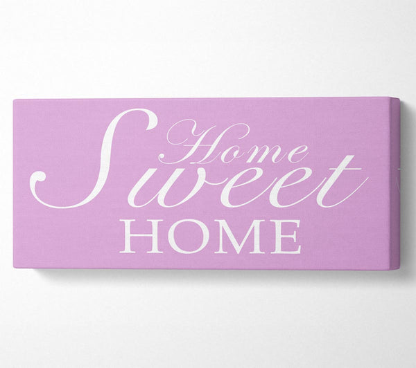 Home Quote Home Sweet Home Pink