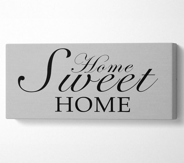 Home Quote Home Sweet Home Grey