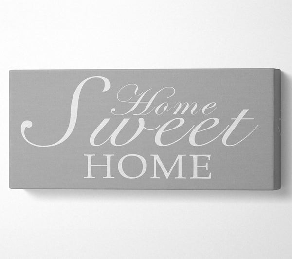 Home Quote Home Sweet Home Grey White