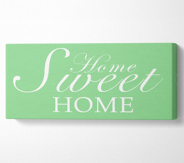 Home Quote Home Sweet Home Green