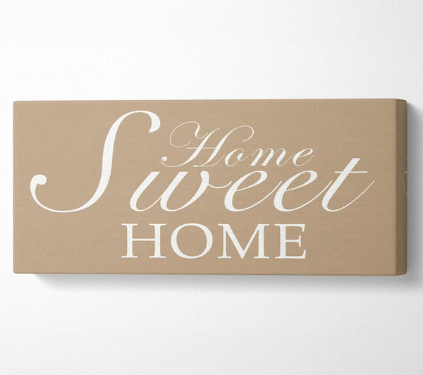 Home Quote Home Sweet Home Beige