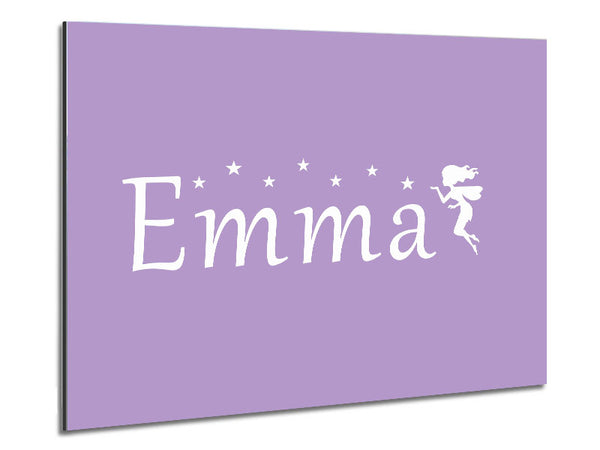 Your Name In Fairy Dust Lilac Metal Print
