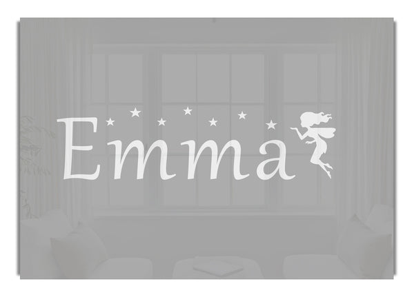 Your Name In Fairy Dust Grey White