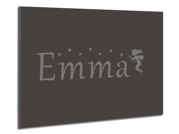 Your Name In Fairy Dust Chocolate Metal Print