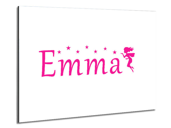 Your Name In Fairy Dust 2 White Metal Print