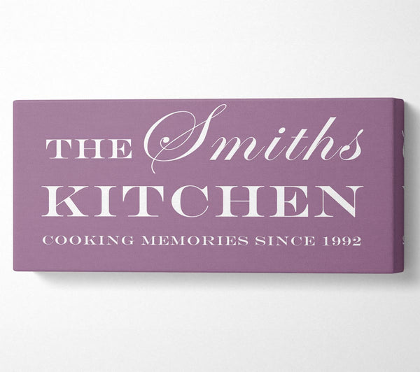 Kitchen Quote Your Family Name And Date Kitchen Dusty Pink