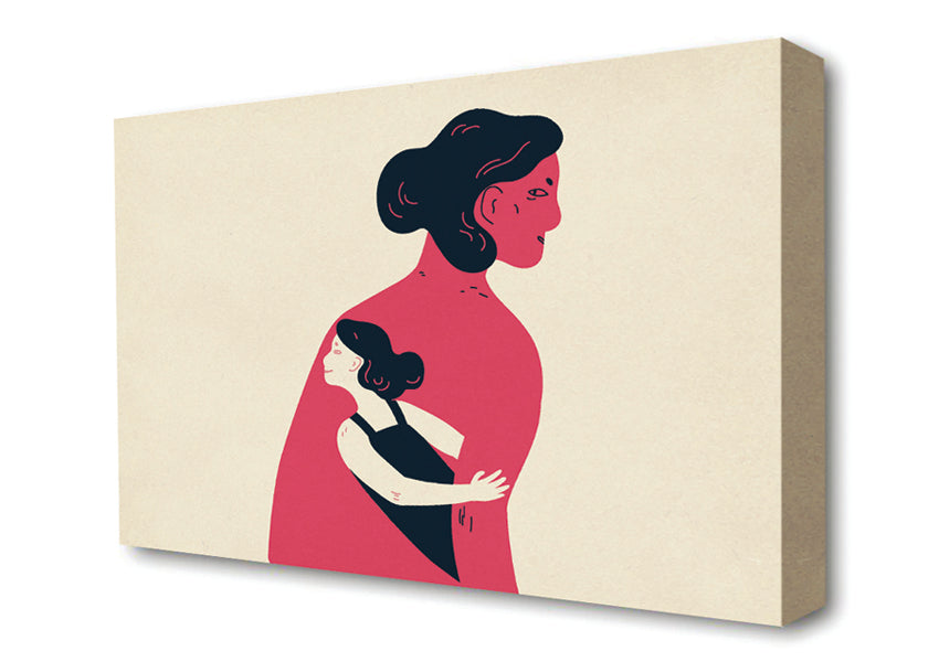  A Canvas Print of A Mothers Hug Canvas Print
