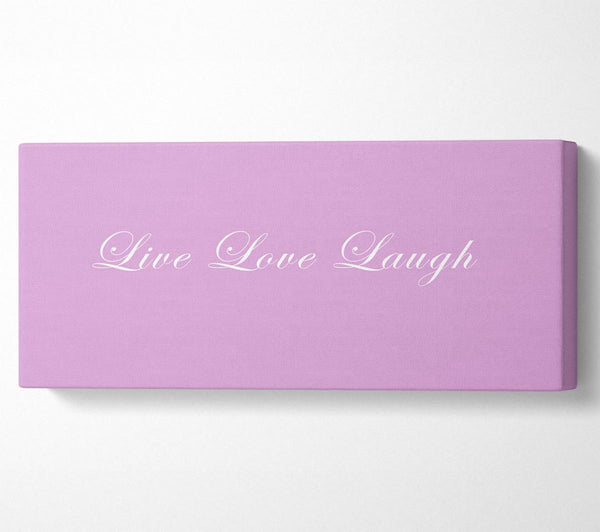 Love Quote Live Love Laugh 2 Pink