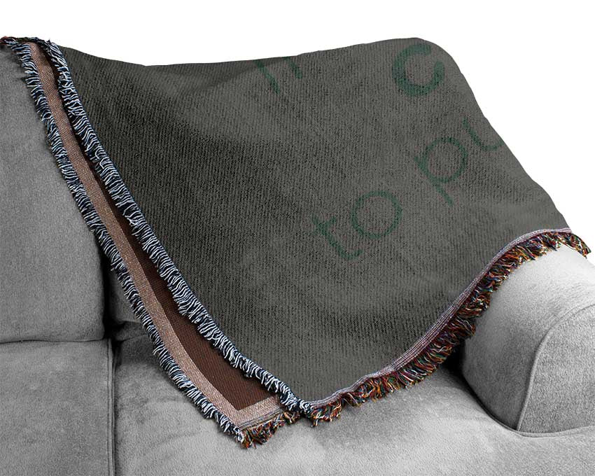 Walt Disney All Our Dreams Grey Woven Blanket