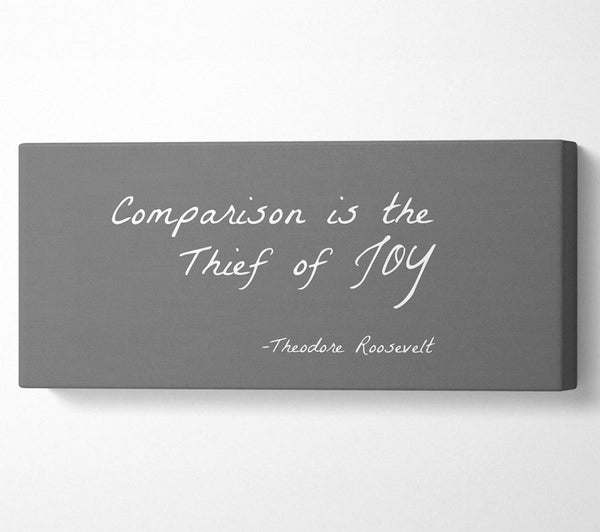 Theodore Roosevelt Comparison Is The Thief Of Joy Grey