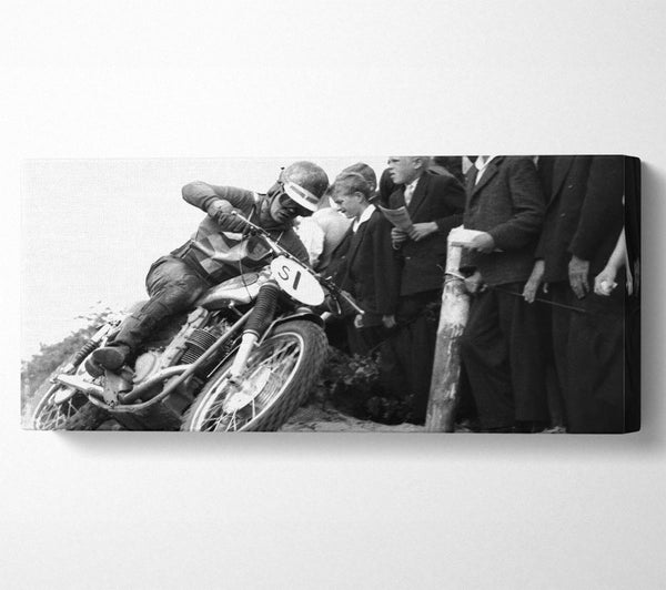 Vintage Motorcross Crowd Number One