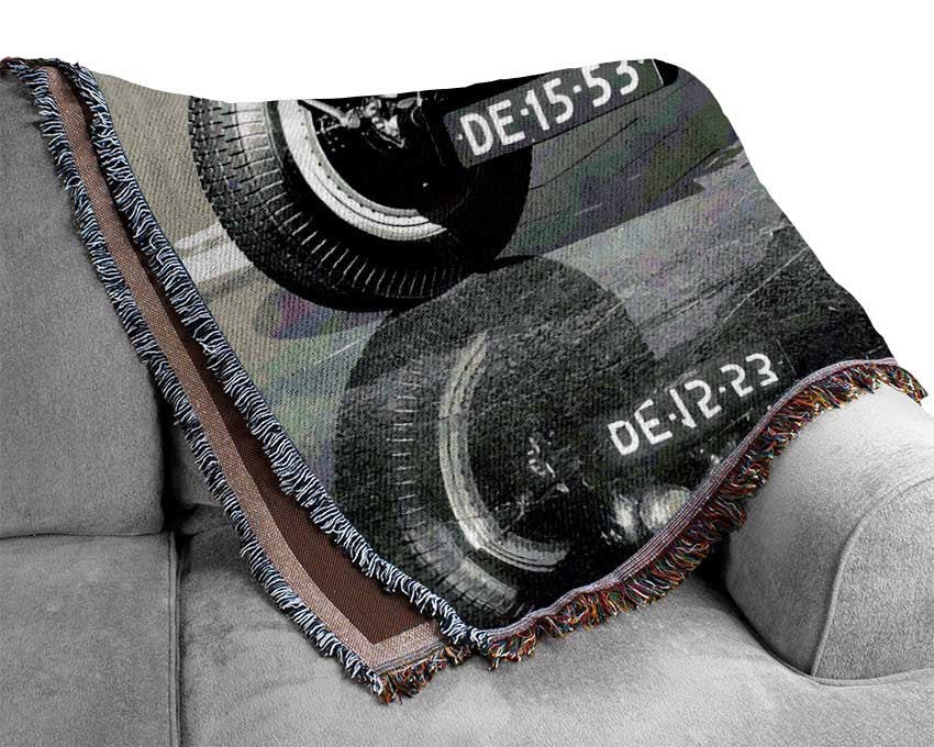 Retro Car Woven Blanket