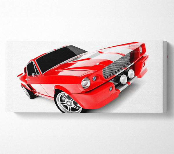 Mustang Red Side Profile