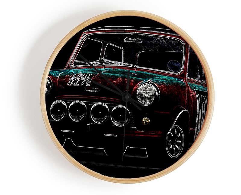 Mini Cooper Front Clock - Wallart-Direct UK
