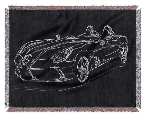 Mercedes Concept Psychedelic Woven Blanket