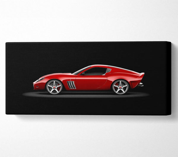 Maserati Red Side Profile