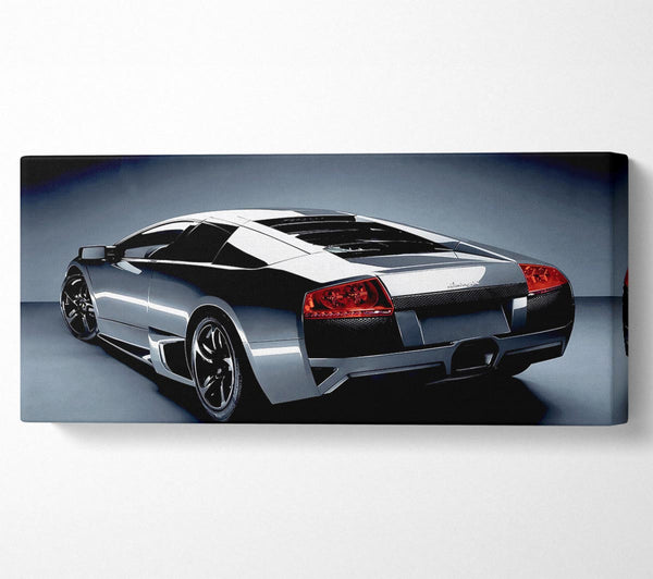 Lamborghini Rear Gunmetal Silver