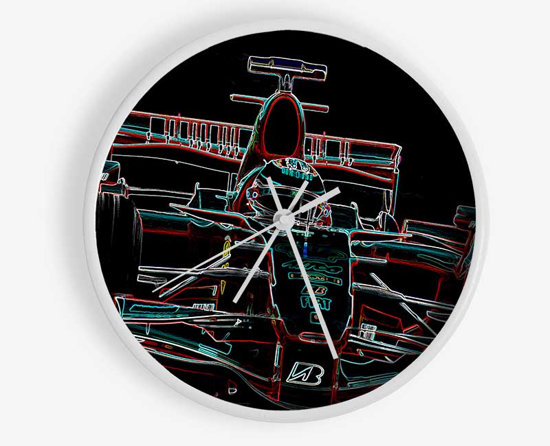 Formula One Track Clock - Wallart-Direct UK