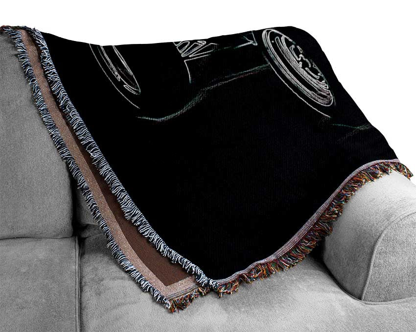 Formula One Retro Woven Blanket