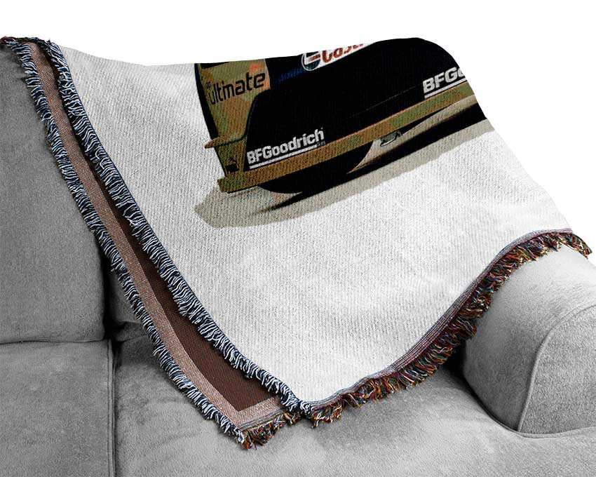 Ford Focus Rally Car Woven Blanket
