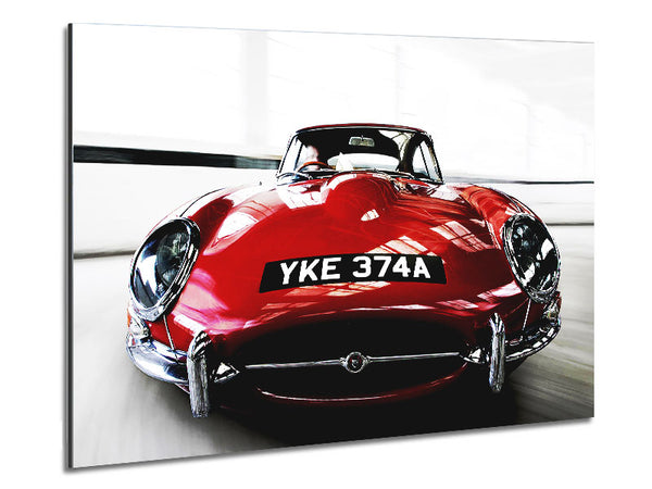 E-Type Jaguar Rot