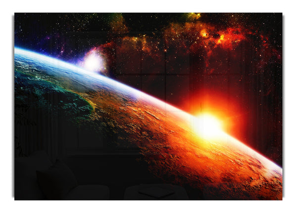 Über dem Erduniversum Canvasb