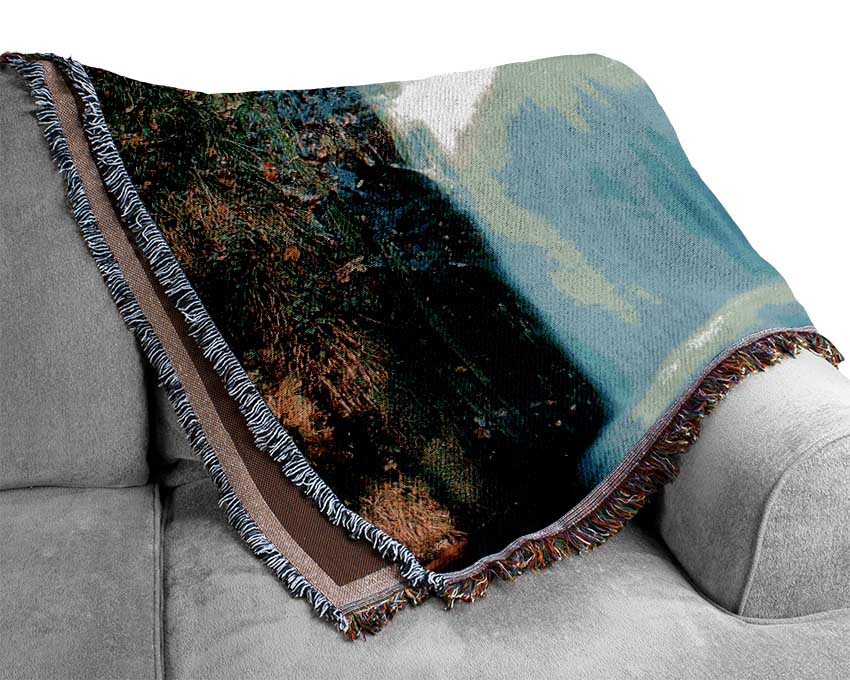 Natural Waterfall Woven Blanket