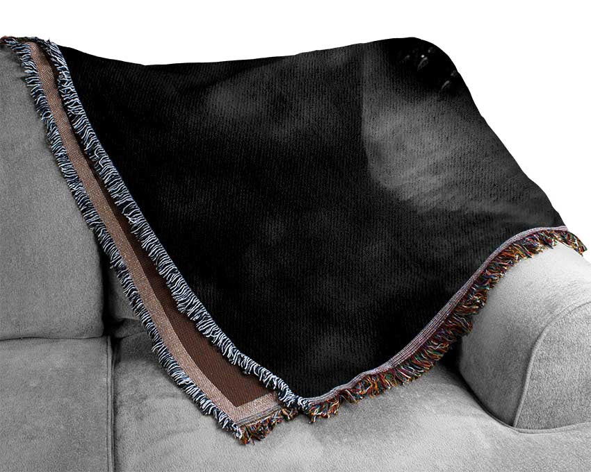 English Bulldog Woven Blanket