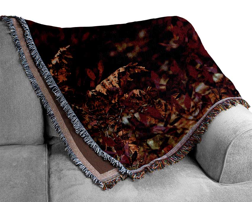 Gray Wolf Woven Blanket