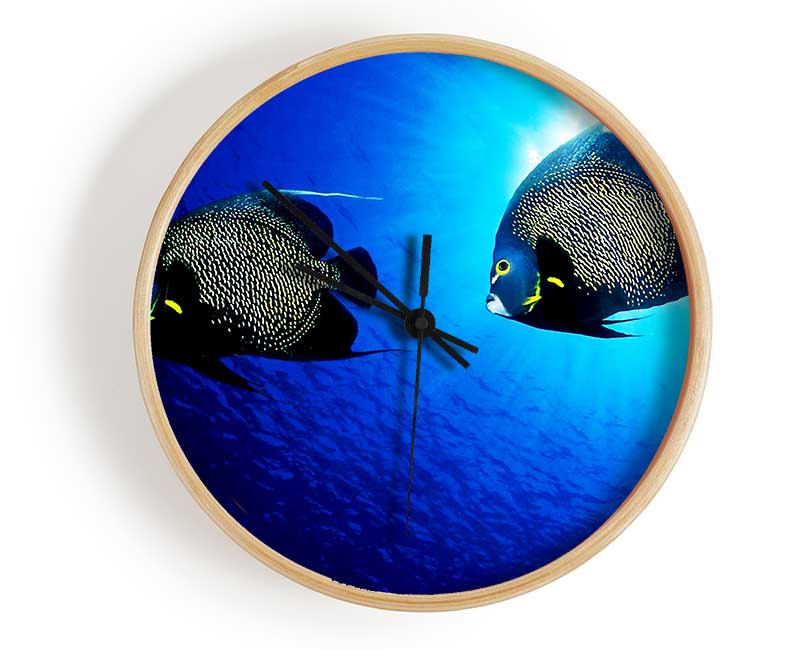 Ocean Delight Clock - Wallart-Direct UK