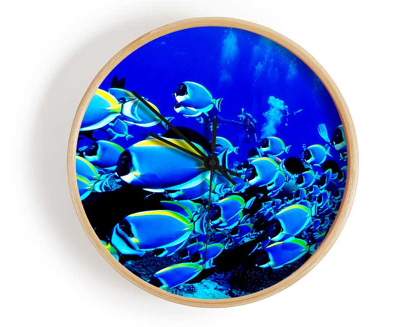 Ocean Fun Clock - Wallart-Direct UK