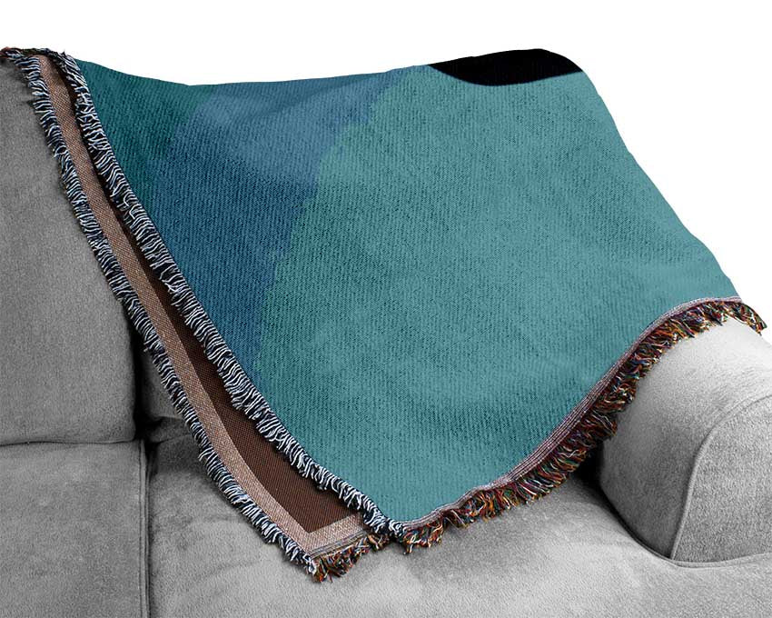 Ocean Jellyfish Woven Blanket