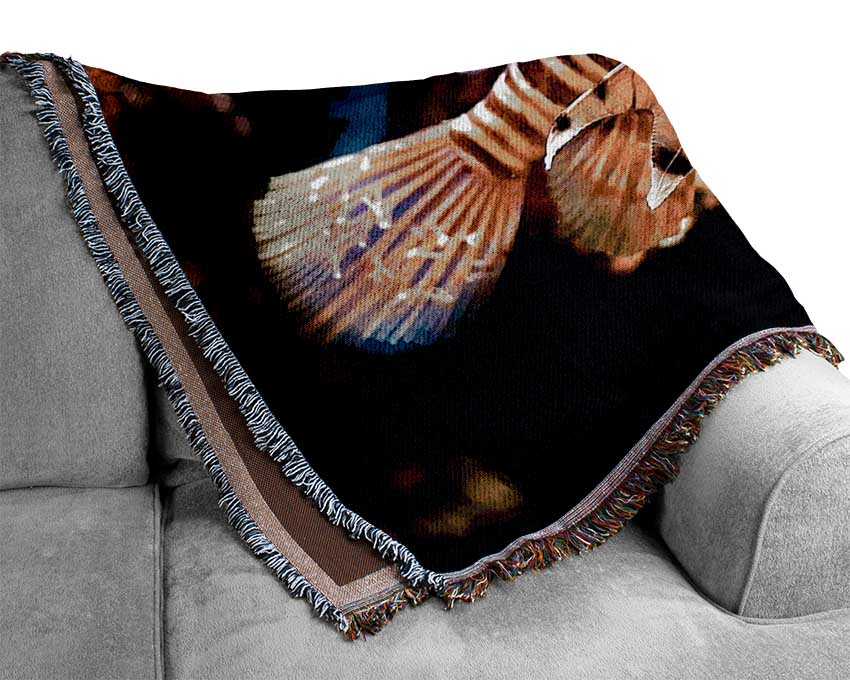 Sea Life Woven Blanket