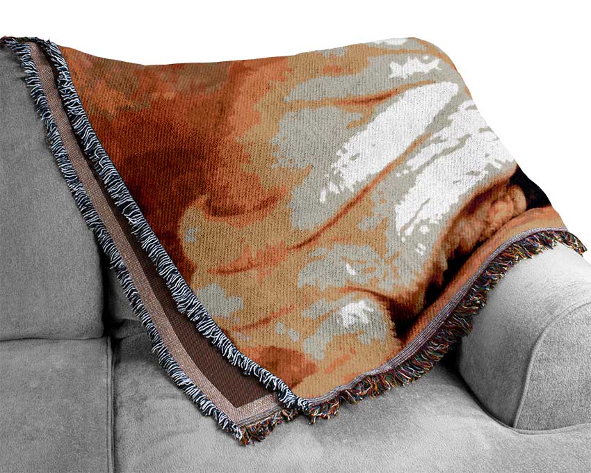 Shar Pei Puppies Woven Blanket