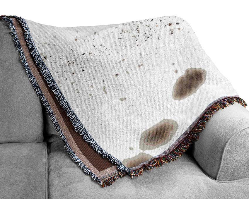 Snail Track Macro Woven Blanket